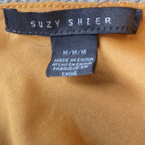 Golden yellow lace skater dress - Picture 3 of 7